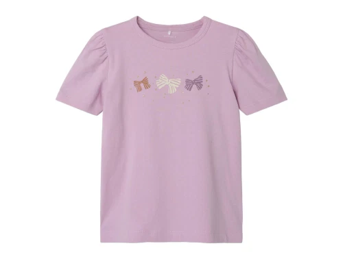 Name It mauve mist sløjfer top